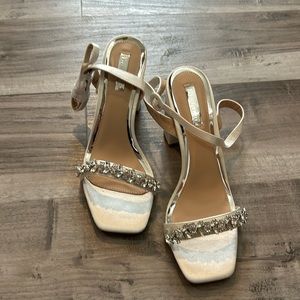 Be Mine | Ivory Satin Bridal Wide Fit Heel